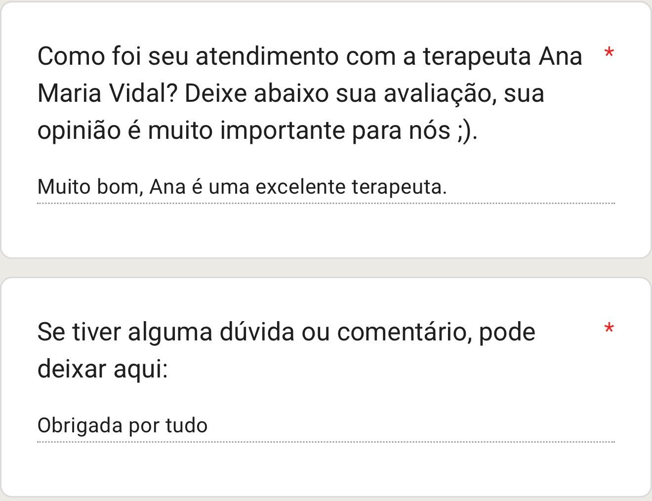 Depoimento de paciente sobre a terapia 7Healings