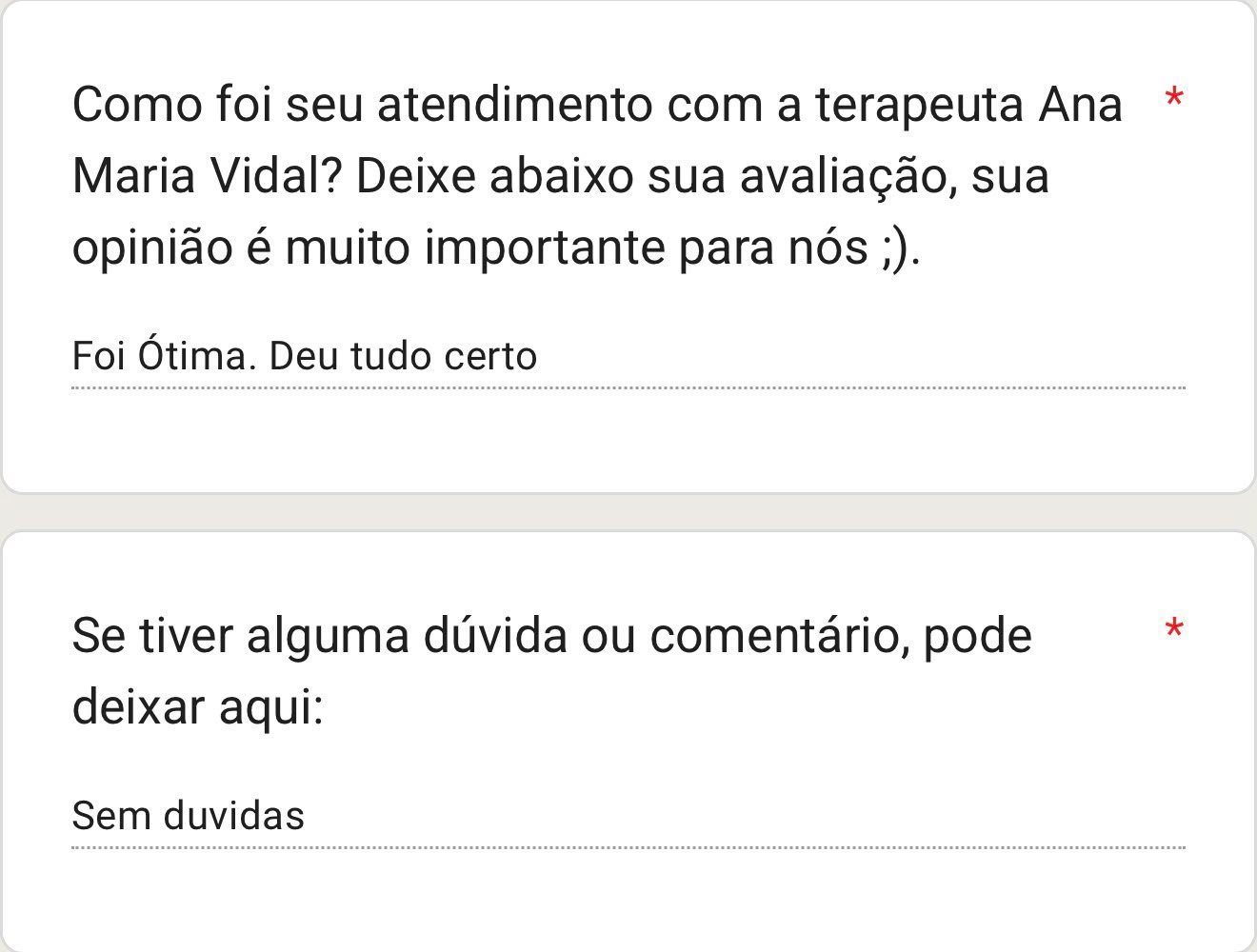 Depoimento de paciente sobre a terapia 7Healings